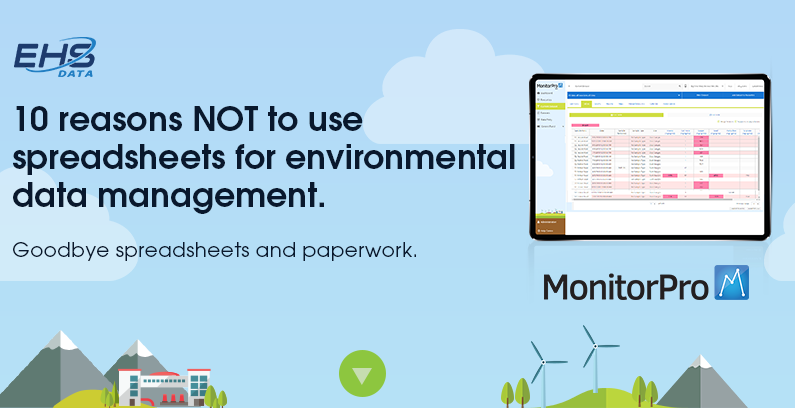 10 razones para no utilizar hojas de cálculo para la gestión de datos medioambientales